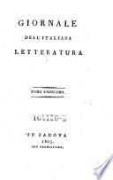 Giornale dell'Italiana letteratura