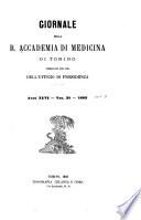 Giornale della Accademia di medicina di Torino