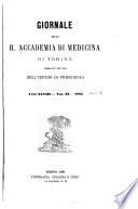 Giornale della Accademia di medicina di Torino