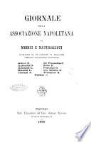 Giornale della Associazione napoletana di medici e naturalisti