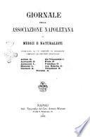 Giornale della Associazione napoletana di medici e naturalisti