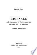 Giornale della deportazione de' patrioti mantovani
