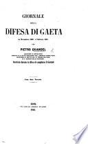 Giornale della Difesa di Gaeta da Novembre 860 a Febbraio 1861