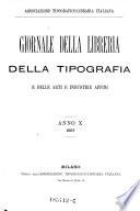 Giornale della libreria, della tipografia e delle arti e industrie affini