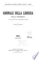 Giornale della libreria, della tipografia, e delle arti ed industrie affini