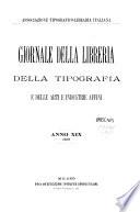 Giornale della libreria, della tipografia, e delle arti ed industrie affini