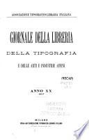 Giornale della libreria, della tipografia, e delle arti ed industrie affini
