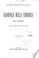 Giornale della libreria, della tipografia, e delle arti ed industrie affini