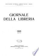 Giornale della libreria organo ufficiale della Associazione italiana editori