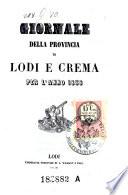 Giornale Della Provincia Di Lodi E Crema