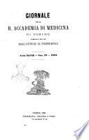 Giornale della R. Accademia di medicina di Torino