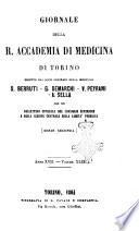 Giornale della R. Accademia di medicina di Torino