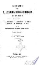 Giornale della R. Accademia medico-chirurgica di Torino