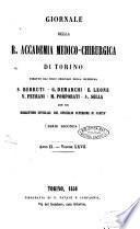 Giornale della R. Accademia medico-chirurgica di Torino