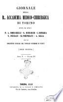 Giornale della R. Accademia medico-chirurgica di Torino
