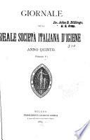 Giornale della Reale società italiana d'igiene
