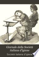 Giornale della Società italiana d'igiene
