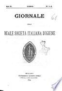 Giornale della Società italiana d'igiene