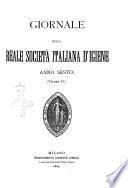 Giornale della Società italiana d'igiene
