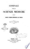 Giornale delle scienze mediche della Società medico-chirurgica di Torino