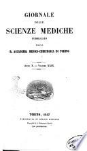Giornale delle scienze mediche della Società medico-chirurgica di Torino