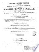 Giornale delle udienze della corte di cassazione e delle corti reali, ovvero giurisprudenza generale di Francia in materia civile, commerciale, criminale, ed amministrativa