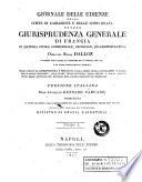 Giornale delle udienze della corte di cassazione e delle corti reali, ovvero giurisprudenza generale di Francia in materia civile, commerciale, criminale, ed amministrativa