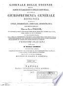 Giornale delle udienze della corte di cassazione e delle corti reali, ovvero giurisprudenza generale di Francia in materia civile, commerciale, criminale, ed amministrativa