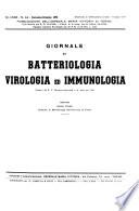 Giornale di batteriologia, virologia ed immunologia ed annali dell'Ospedale Maria Vittoria di Torino