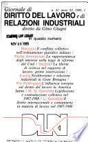 Giornale di diritto del lavoro e di relazioni industriali
