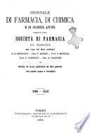 Giornale di farmacia, di chimica e di scienze affini