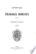 Giornale di filologia romanza