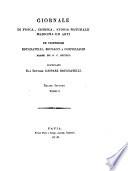 Giornale di Fisica. Chimica e storia naturale ossia Raccolte di Memorie sulle Scienze, Arti e Manifatture ad esse relative di Luigi Brugnatelli