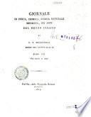 Giornale di fisica, chimica, storia naturale, medicina ed arti del Regno italico