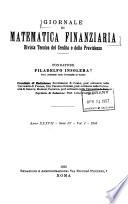 Giornale di Matematica Finanziaria