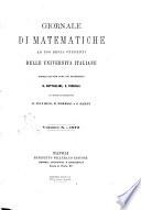 Giornale di matematiche