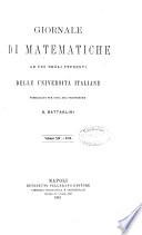 Giornale di matematiche