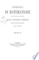 Giornale di matematiche