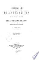 Giornale di matematiche