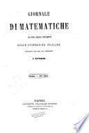 Giornale di matematiche