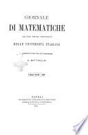 Giornale di matematiche