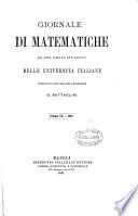 Giornale di matematiche