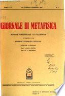 Giornale di metafisica