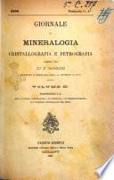 Giornale di mineralogia, cristallografia e petrografia