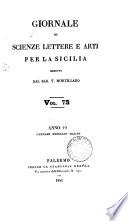 Giornale di scienze, letteratura ed arti per la Sicilia