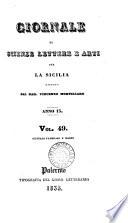 Giornale di scienze, letteratura ed arti per la Sicilia