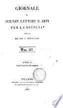 Giornale di scienze, letteratura ed arti per la Sicilia