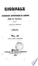 Giornale di scienze, letteratura ed arti per la Sicilia