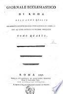 Giornale ecclesiastico di Roma