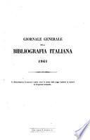 Giornale generale della bibliografia italiana